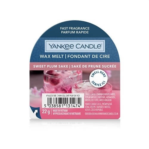 Yankee Candle Sweet Plum Sake New Wax Melt